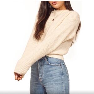 SOLD Reformation baby alpaca knit sweater